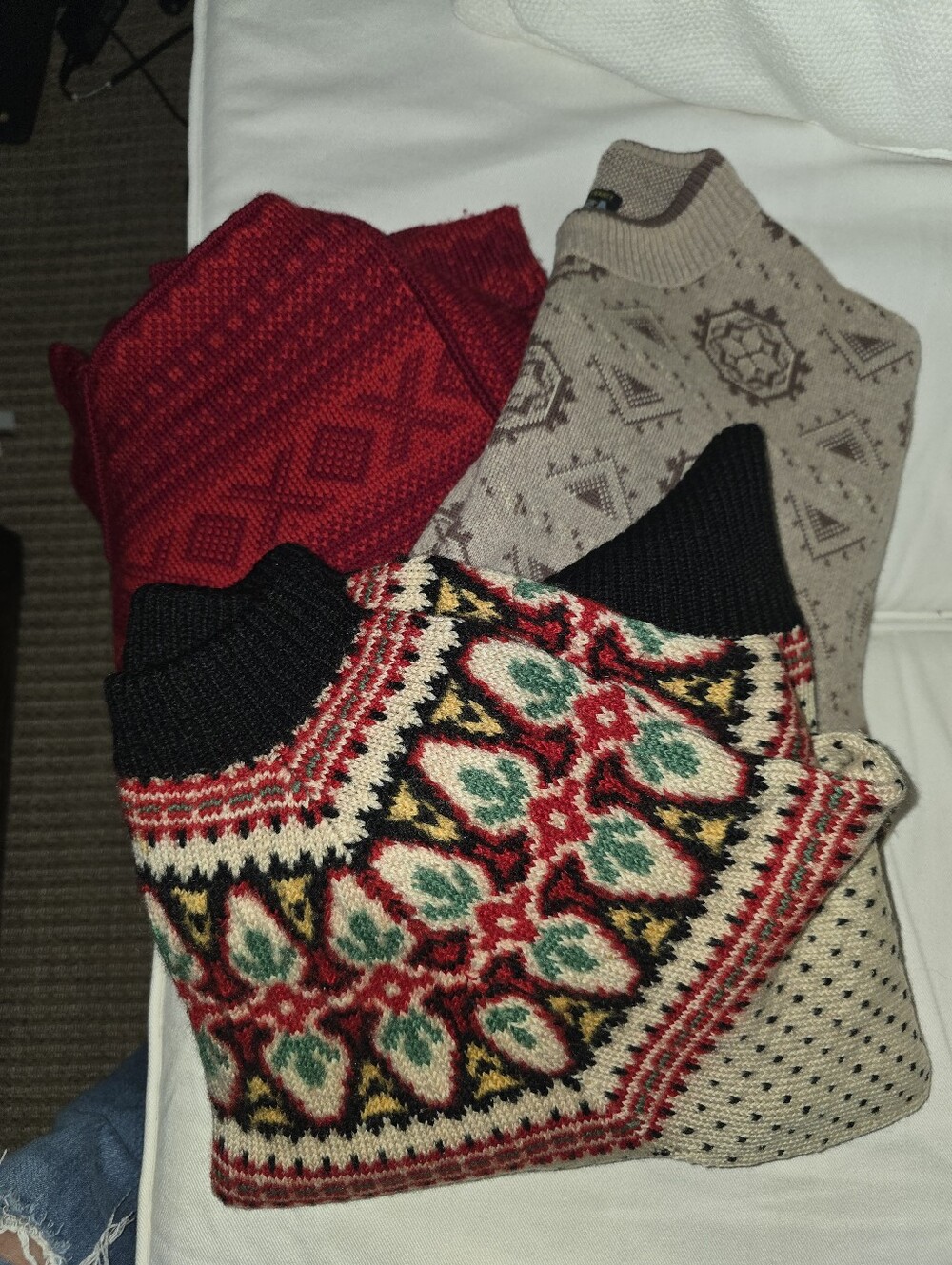 Lot Of Vintage Wool Sweaters